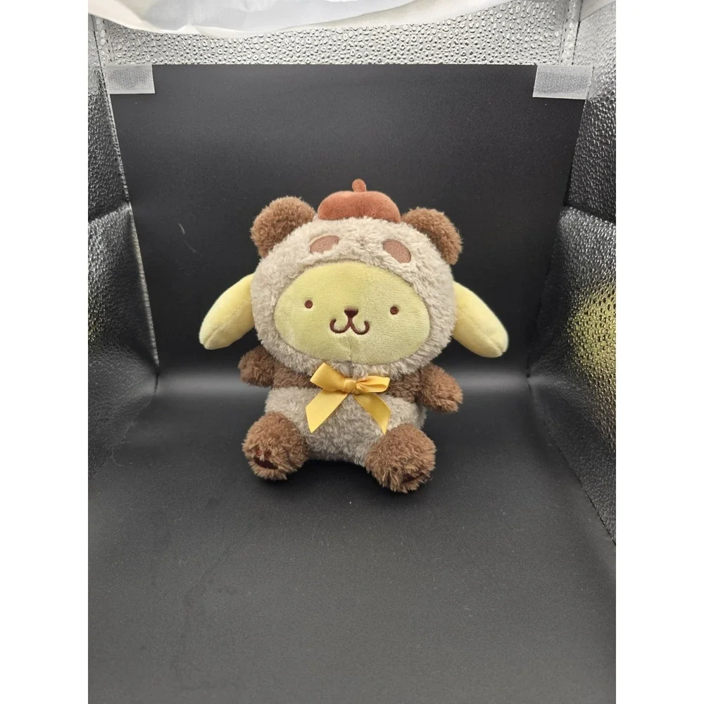 Sanrio Pompompurin in Brown Panda Costume Sitting Plush Kigurumi ? No Tags